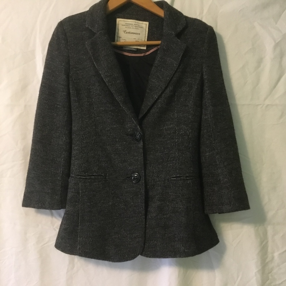 Cartonnier Black Heather Blazer Jacket Women’s Extra Small (XS)